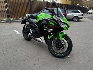 2022 Kawasaki ER-6F (Ninja 650R), зелёный, 670000 рублей, вид 5