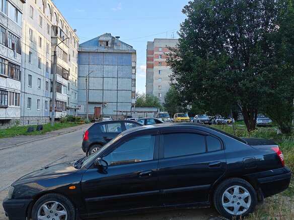 2008 Hyundai Elantra ТагАЗ III (XD2) Рестайлинг, чёрный, 400000 рублей - вид 3