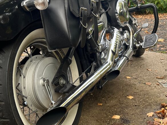 1996 Yamaha XVS400 Drag Star, чёрный, 360000 рублей - вид 5