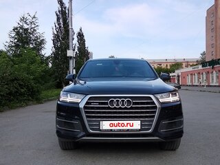 2017 Audi Q7 II (4M), синий, 3400000 рублей, вид 3