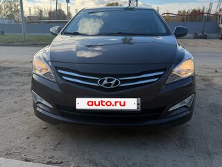 2016 Hyundai Solaris I Рестайлинг, коричневый, 1050000 рублей, вид 1