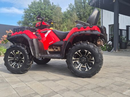 2010 Polaris Sportsman 850, красный, 670000 рублей, вид 3
