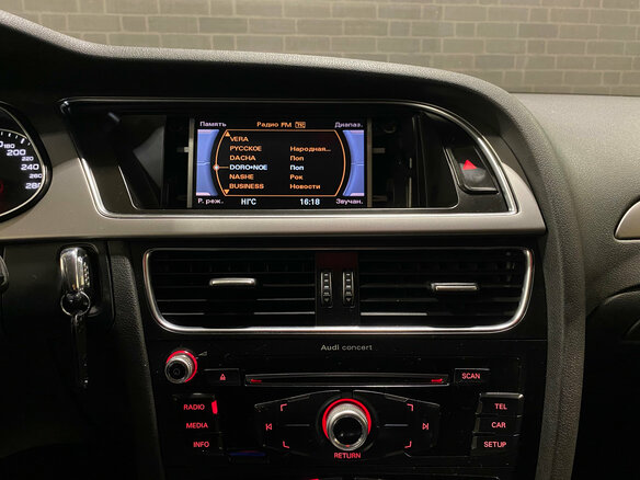 2012 Audi A4 IV (B8) Рестайлинг, чёрный, 1160000 рублей - вид 11