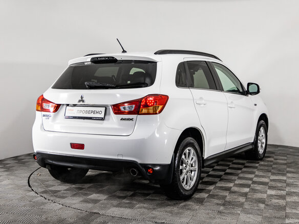 2014 Mitsubishi ASX I Рестайлинг, белый, 1099000 рублей - вид 4