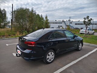 2020 Volkswagen Polo VI, чёрный, 1350000 рублей, вид 4