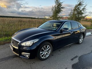 2015 Infiniti Q70 I Рестайлинг, синий, 1980000 рублей, вид 2
