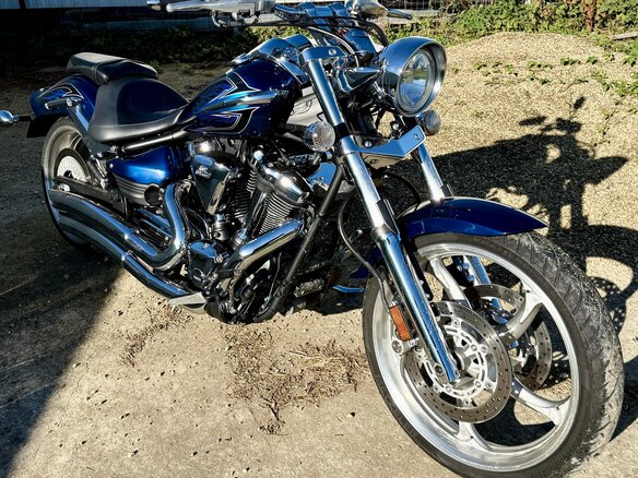2010 Yamaha XV 1900, синий, 1200000 рублей - вид 2