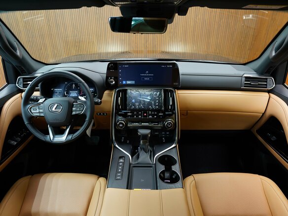 2026 Lexus LX 500d IV, чёрный - вид 12