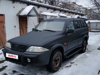 2001 SsangYong Musso I Рестайлинг, чёрный, 800000 рублей, вид 1