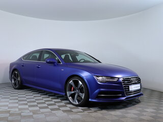 2016 Audi A7 I (4G) Рестайлинг, синий, 2190000 рублей, вид 3