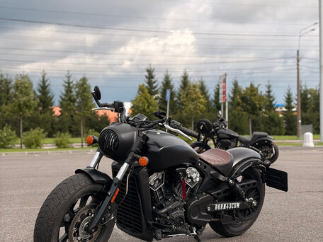 2021 Indian Scout, чёрный, 1060000 рублей, вид 5