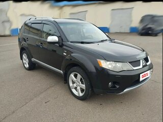2008 Mitsubishi Outlander II, чёрный, 1190000 рублей, вид 3