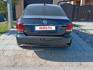 2017 Volkswagen Polo V Рестайлинг, чёрный, 1400000 рублей, вид 3