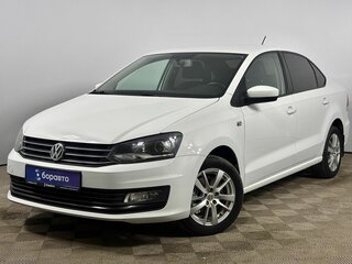 2017 Volkswagen Polo V Рестайлинг, белый, 1250000 рублей, вид 1