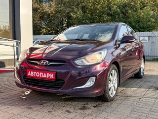 2011 Hyundai Solaris I, фиолетовый, 769000 рублей, вид 4
