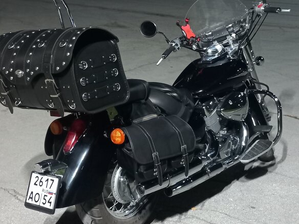 2007 Honda Shadow 750, чёрный, 590000 рублей - вид 1