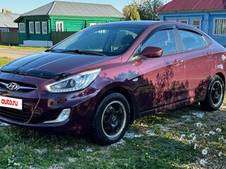 2013 Hyundai Solaris I, фиолетовый, 570000 рублей, вид 1