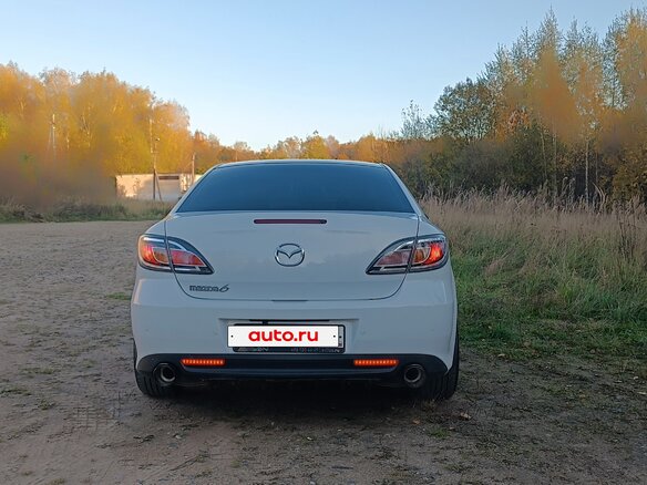 2011 Mazda 6 II (GH) Рестайлинг, белый, 1100000 рублей - вид 5