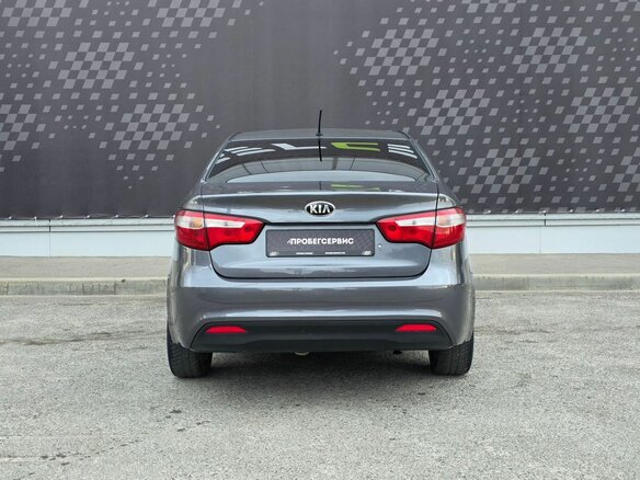 2014 Kia Rio III, серый, 830000 рублей - вид 7