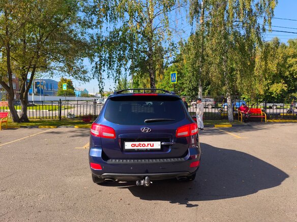2008 Hyundai Santa Fe II, синий, 1250000 рублей - вид 13