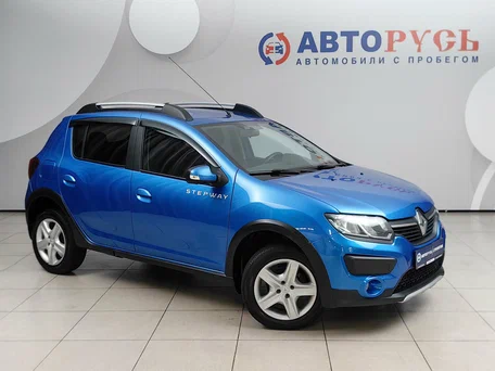 2018 Renault Sandero Stepway II, синий, 955000 рублей, вид 1