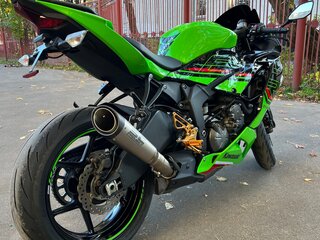 2022 Kawasaki ZX-6R Ninja, зелёный, 1160000 рублей, вид 4