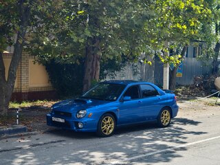 2002 Subaru Impreza WRX II, синий, 1000000 рублей, вид 3