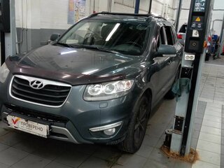 2012 Hyundai Santa Fe II Рестайлинг, серый, 1240000 рублей, вид 1