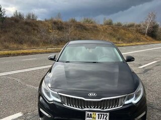 2018 Kia Optima IV Рестайлинг, чёрный, 1800000 рублей, вид 2