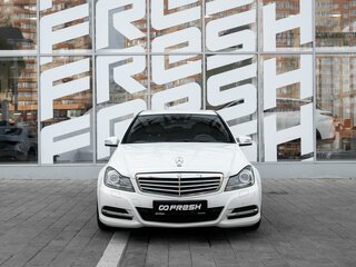 2011 Mercedes-Benz C-Класс 180 BlueEFFICIENCY III (W204) Рестайлинг, белый, 1298000 рублей, вид 3