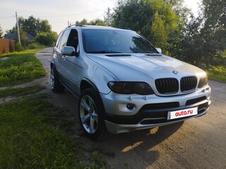 2003 BMW X5 3.0i I (E53), серебристый, 880000 рублей, вид 4