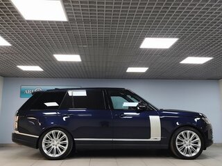 2018 Land Rover Range Rover Long IV Рестайлинг, синий, 6300000 рублей, вид 4
