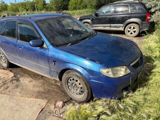 2002 Mazda Familia S-Familia S-Wagon VIII (BJ), синий, 185000 рублей, вид 4