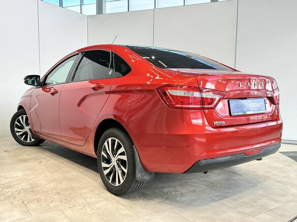 2016 Lada (ВАЗ) Vesta I, красный, 750000 рублей - вид 6