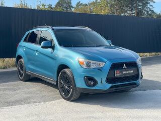 2013 Mitsubishi ASX I, голубой, 979000 рублей, вид 3