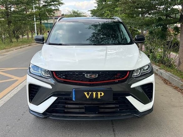 2022 Geely Binyue I Рестайлинг, белый - вид 1