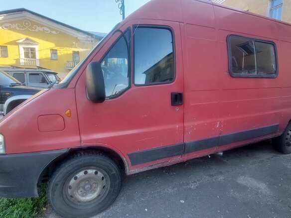 2009 Fiat Professional Ducato, красный, 530000 рублей - вид 1