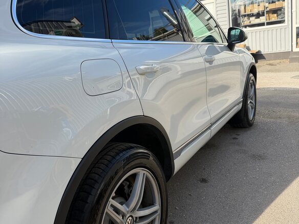 2012 Volkswagen Touareg II, белый, 1750000 рублей - вид 7