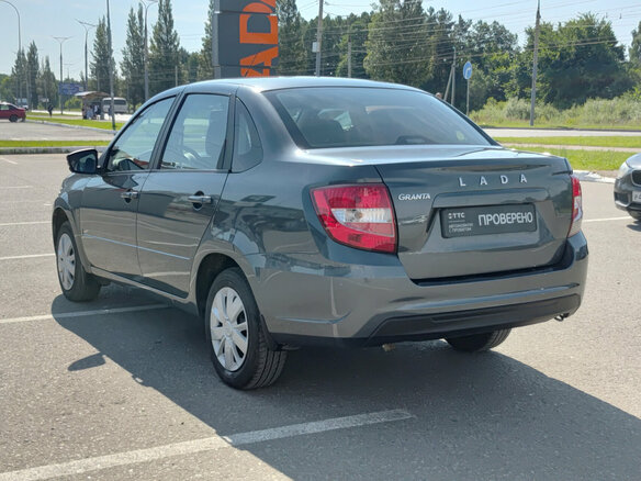 2024 Lada (ВАЗ) Granta I Рестайлинг, серый - вид 6