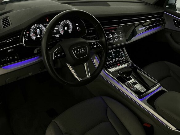 2019 Audi Q8 55 TFSI I (4M), серебристый - вид 26