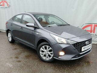 2021 Hyundai Solaris II Рестайлинг, серый, 1399000 рублей, вид 1