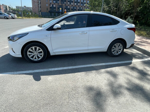2021 Hyundai Solaris II Рестайлинг, белый - вид 7