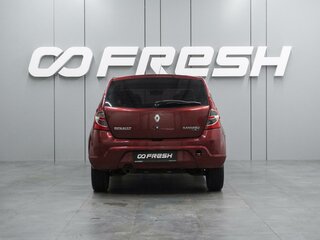 2011 Renault Sandero I, красный, 484000 рублей, вид 4