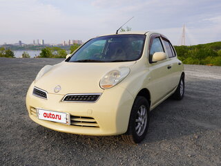 2009 Nissan March III (K12), жёлтый, 380000 рублей, вид 1