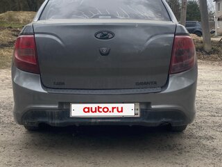 2013 Lada (ВАЗ) Granta I, серебристый, 330000 рублей, вид 4