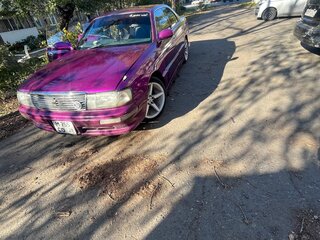 1994 Toyota Crown IX (S140), фиолетовый, 350000 рублей, вид 3
