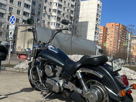 2003 Kawasaki VN1600 Vulcan, чёрный, 400000 рублей, вид 2