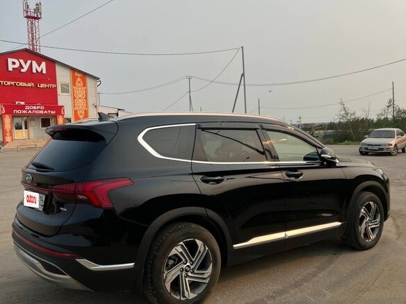 2021 Hyundai Santa Fe IV Рестайлинг, чёрный, 3600000 рублей - вид 5