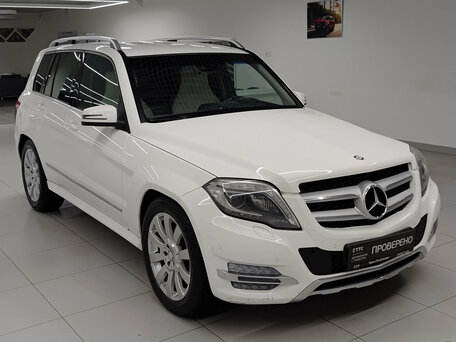 2013 Mercedes-Benz GLK-Класс 220 CDI I (X204) Рестайлинг, белый, 1599000 рублей, вид 3