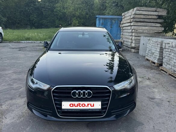 2014 Audi A6 IV (C7), чёрный, 1580000 рублей - вид 1